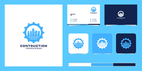 contruction logo template