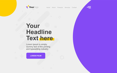 Abstract background. Composition of geometric shapes. For landing page, banner, website, homepage, card, ui, or apps. Vector graphics