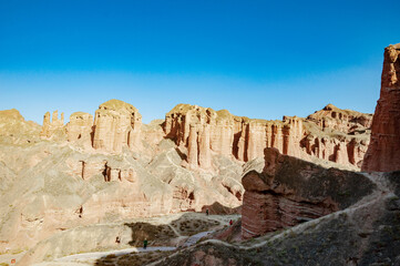 Danxia Scenic Area, Zhangye Binggou, Gansu, China