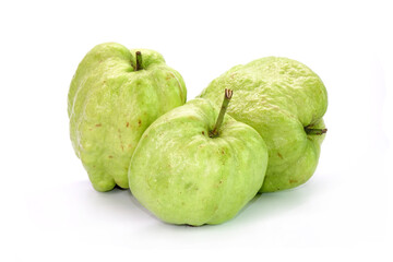Guava fruit isolated on white background
