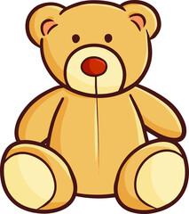 Cute and funny bear doll for children