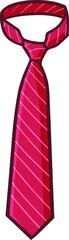 Funny and cool red stripes tie for fashinable businessman