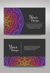 Bussiness card With mandala