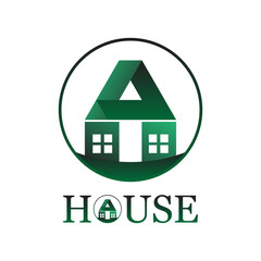 house logo in the form of the letter A