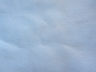 Blue color medical sterilization packaging fabric textured background