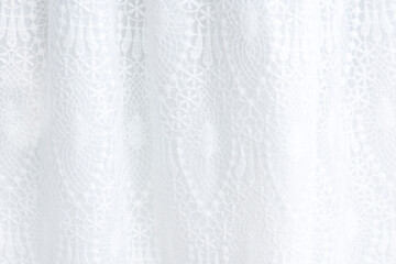 Obraz premium Lace fabric background, white lace fabric