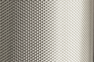 Aluminium background or texture and gradients shadow.
