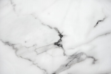 White marble texture with natural pattern for background or design art work.