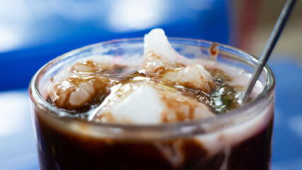 A street drink called ice doger