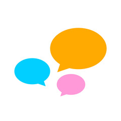 speech bubble ellipse isolated on white, dialog circle shape for graphic chat talk sign, speech bubble for copy space text, conversation comic circle symbol, circle balloon foe dialog speech