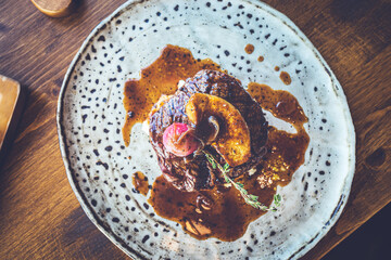 Beef Rossini Foie Gras Truffle Jus