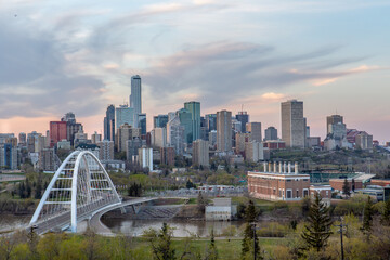 Sunset Dowtown Edmonton