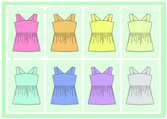 アパレル　アイテム　タンクトップ