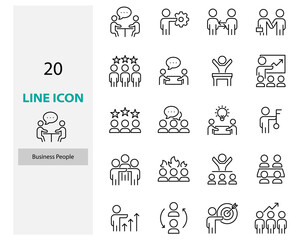 set of people icons, teamwork, team, work, job