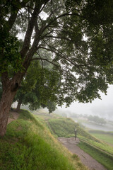 foggy scenery in Lappeenranta, Finland