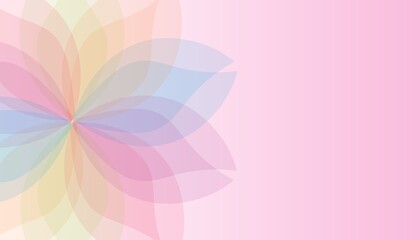 abstract background with pink flowers