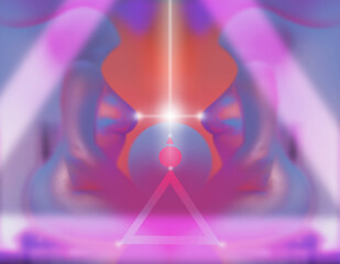 Illustrazione digitale di due gemelle © sonia_ohido_art