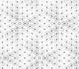 Abstract geometric pattern. A seamless vector background. White and gray ornament. Graphic modern pattern. Simple lattice graphic design.