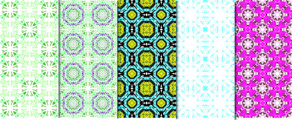 seamless pattern with colorful circles