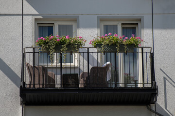 Balkon, Gitter, Gebäude	