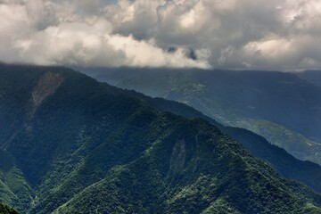 Mountain landscape-Mountain View Resort in the Hsinchu,Taiwan.