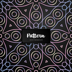 African background vector seamless pattern