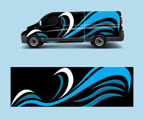 Car decal van designs . Wrap designs template vector. © Saiful