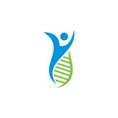 dna care logo , abstract genetic logo