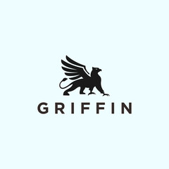 griffin logo vector silhouette icon