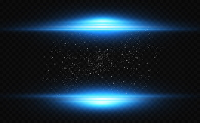 Glowing neon lines on a transparent background. Abstract digital design.
