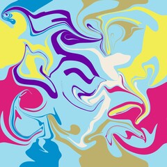 Marble Unique Seamless Pattern. Abstract Seamless pattern background