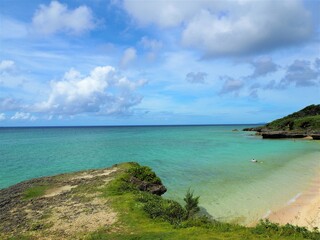 Fototapeta premium Akabaka Beach in okinawa, JAPAN