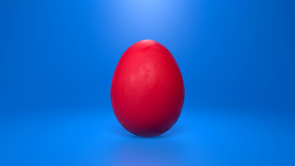 Easter eggs 3d render for background