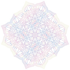 Mandala. Vintage indian decorative elements