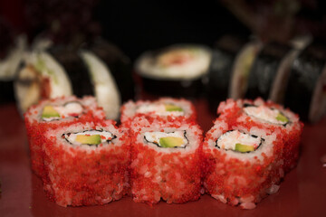 Japanese food. Sushi.