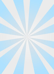 Sunlight rays background. powder blue color burst background.