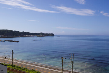 Katsuura Bay in Chiba Japan one of the most stunning ocean locations close to Tokyo City. It is...