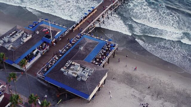 San Clemente Pier fantastic restaurants, sporting fishing, shoreline surfing, residential community, Metro and Amtrak train access, beach activities and beautiful California Sunsets
