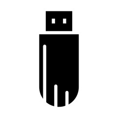 USB Flash Data Storage Device Concept Vector Color Icon Design, Business and Finance Symbol on white background