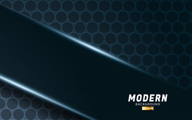 modern premium dark green vector background with glow line.