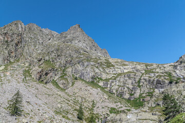 Paysage de montagne dans le Mercantour dans les Alpes
Mountain landscape in Mercantour park in French Alps