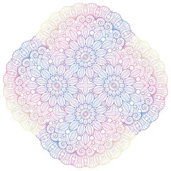 Mandala. Vintage indian decorative elements