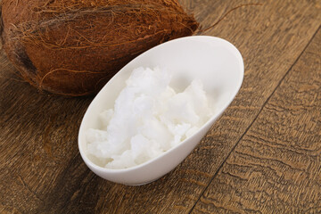 Dietary Coconut oil in the bowl
