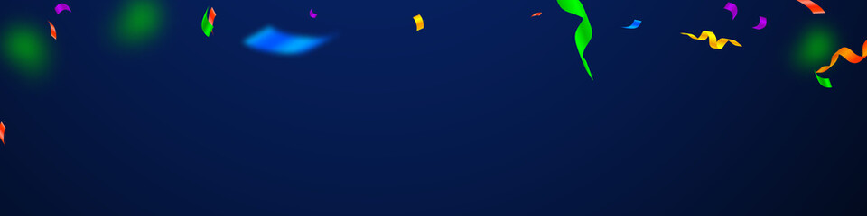 Streamers and confetti. Festive streamers tinsel a