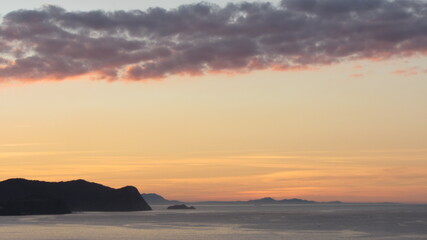 atardecer marino