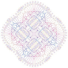Mandala. Vintage indian decorative elements