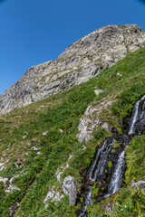 Paysage de montagne dans le parc du Mercantour dans le Sud des Alpes 
Mountain landscape in Alps