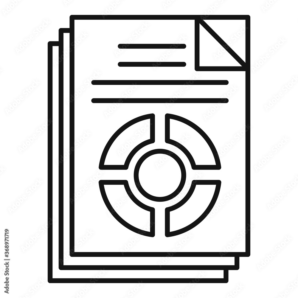 Poster conversion rate icon. outline conversion rate vector icon for web design isolated on white backgroun