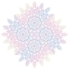 Mandala. Vintage indian decorative elements