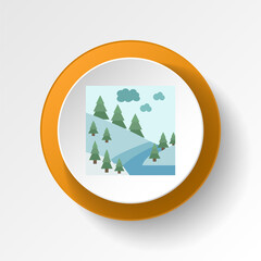 River color icon. Elements of winter wonderland multi colored icons. Premium quality graphic design icon
